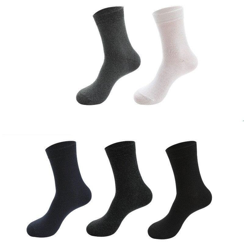 5 Pairs Mens Socks Business Autumn Summer Socks Classic Mesh Breathable Cotton Men Short Sock Male Socks EU 39 45 Meias